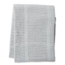 Lulujo - Couverture de coton tricoté - Gris